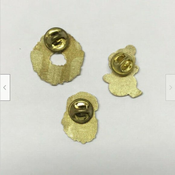 3 Pins Christmas Holiday Theme Lapel Pin Brooch Badge Santa Wreath and Snowman - Picture 2 of 2